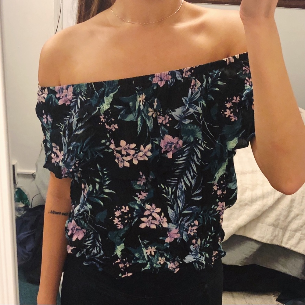 Floral Off Shoulder Top
